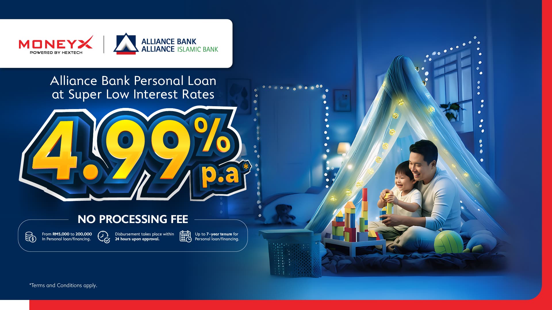 Alliance Bank Personal Loan from 4.99% p.a. 